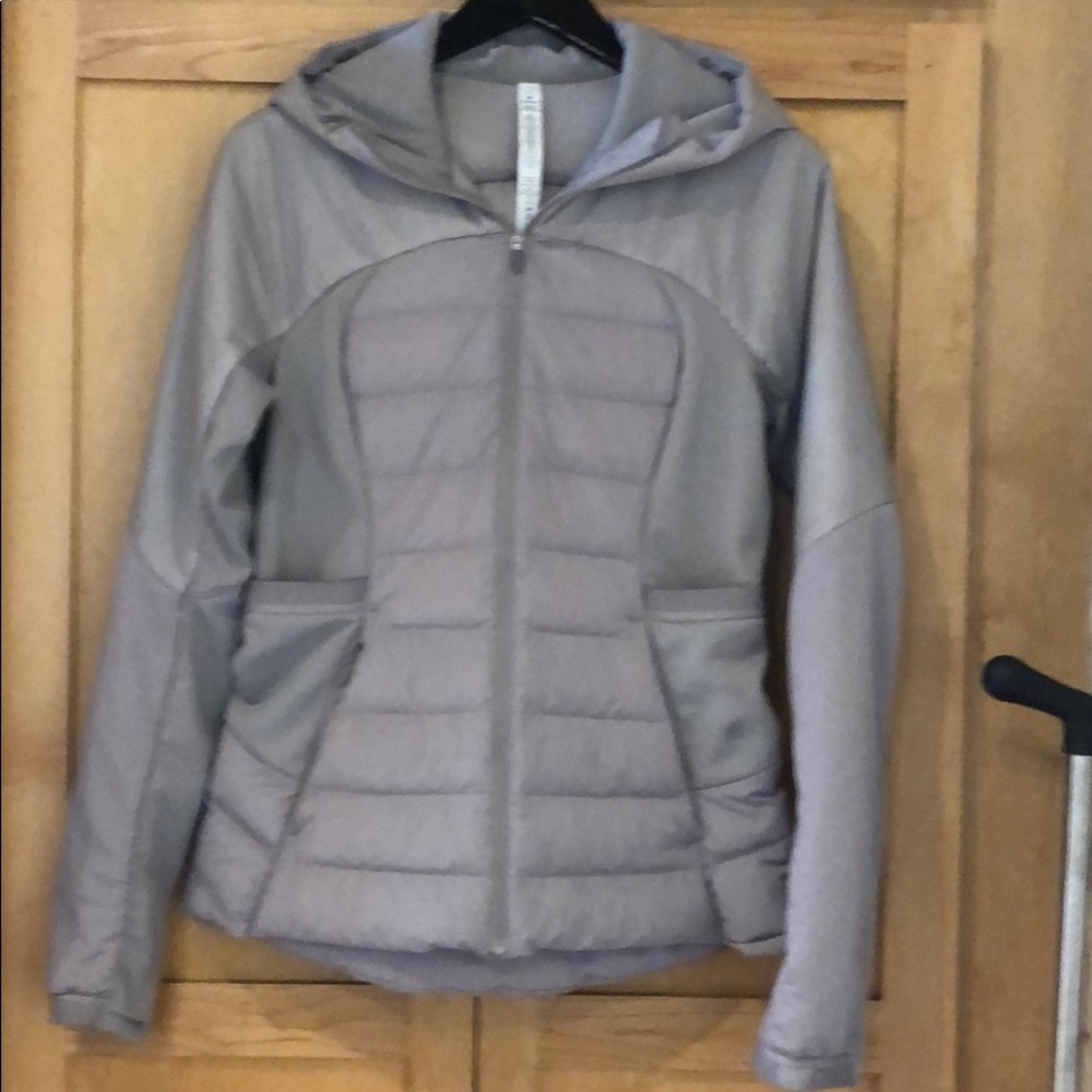 Lululemon Down For it All jacket in dark chrome
